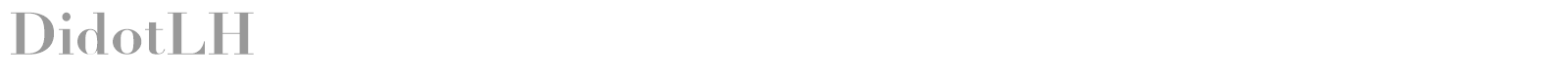 DidotLH font preview